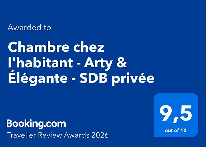 - Arty & Elegante - Sdb Privee Δωμάτια σε οικογενειακή κατοικία